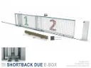 [SHORTBACK DUE 8.0] Hardware set voor 2-voudig telescopische poort met rail - max. doorgang 8m