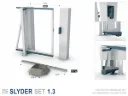 [SLYDER SET 1.3] Kit de quincaillerie pour portail coulissant autoportant pour piétons, largeur de passage max. 1,2 m
