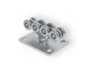 [SPEED S-LOWCUT] Chariot extra-plat pour rail-S (L 73 x H 61 mm), poids maximal du portail 240 kg