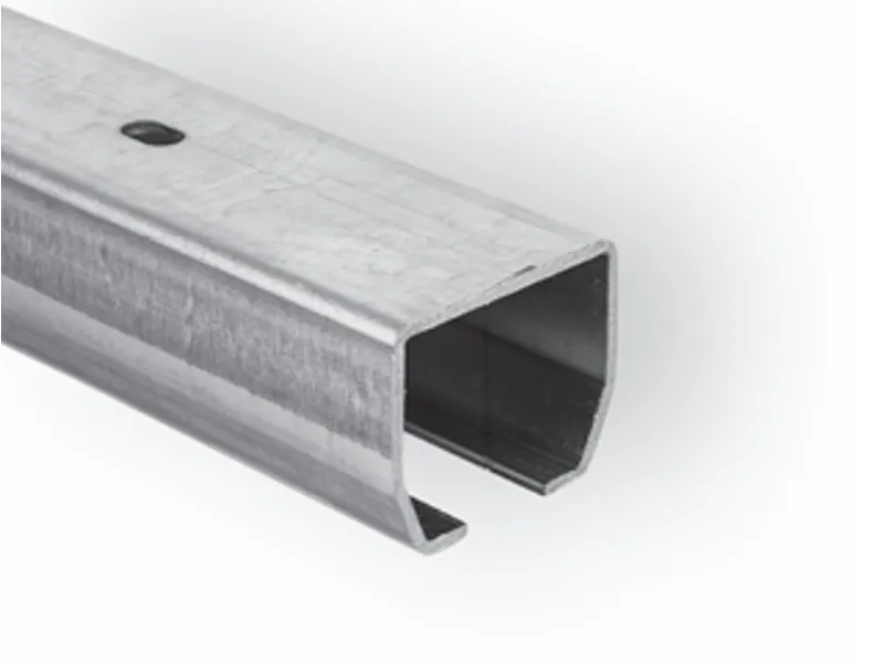 [STAGE MZ6] Stalen looprail M (B95 x H86mm) voor vrijdragende schuifpoort, lengte 6m - gegalvaniseerd