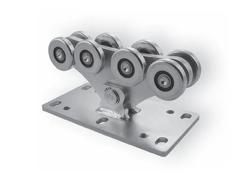 [SPEED M] Chariot pour rail-M (95 × 86 mm), poids maximal du portail 700 kg.
