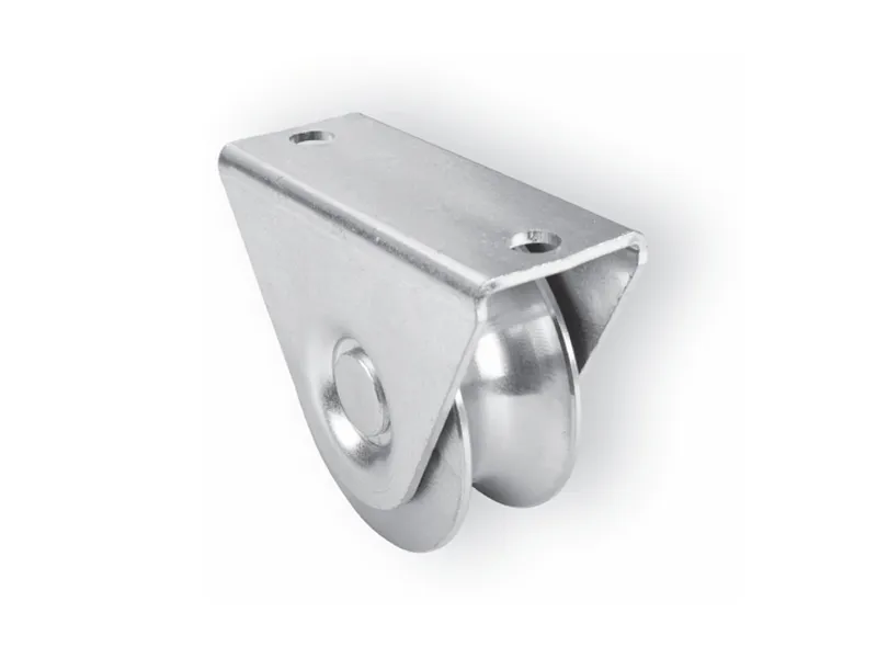 [WTO 625] Opbouw loopwiel Ø58mm voor O-profiel Ø20mm, enkele lager - draagkracht 100Kg